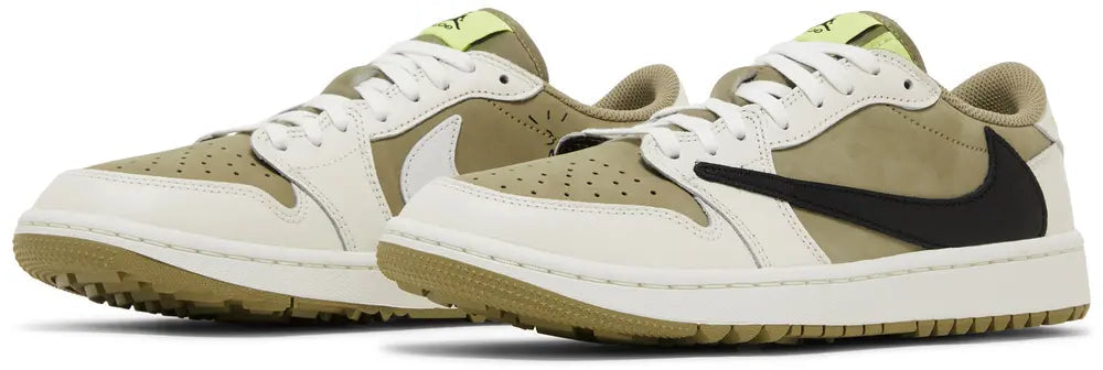 Travis Scott x Air Jordan 1 Low Golf 'Neutral Olive'
