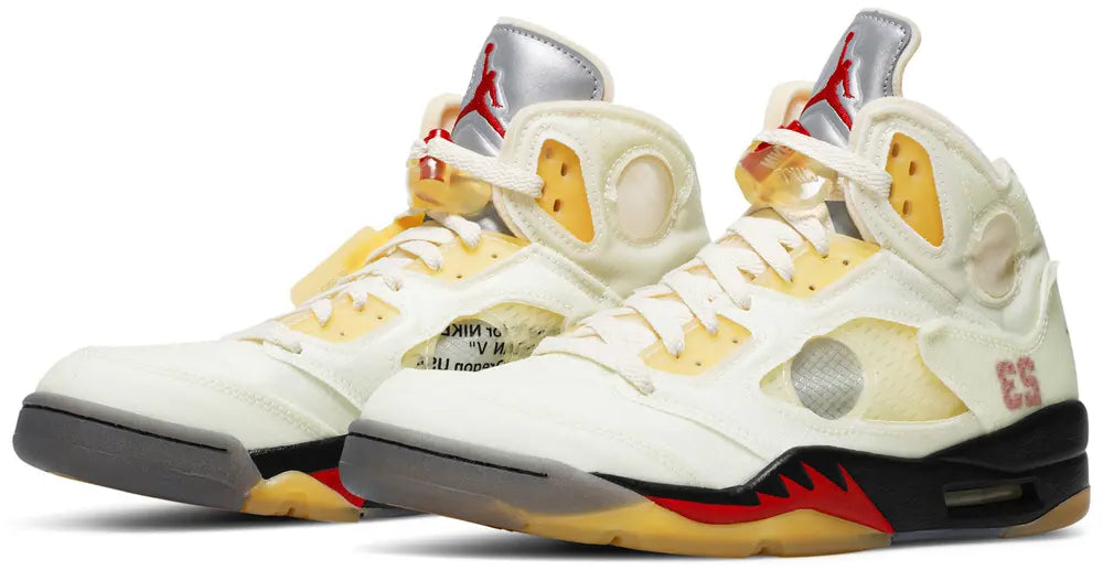 Off-White x Air Jordan 5 SP 'Sail'